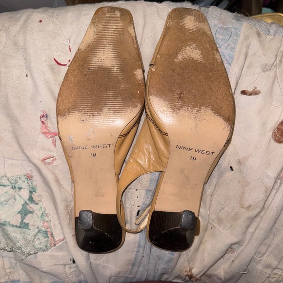 Tan High Heels size 7 - Picture 4 of 4